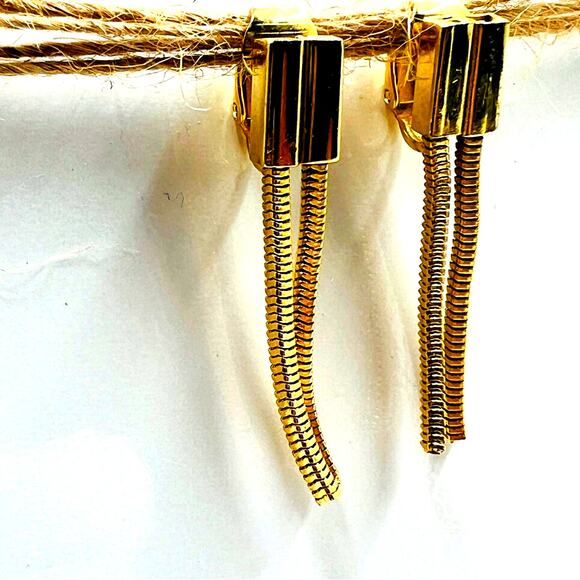 LH Segal California Vintage Clip On Earrings Minimalist Designer Old Money - Picture 3 of 8